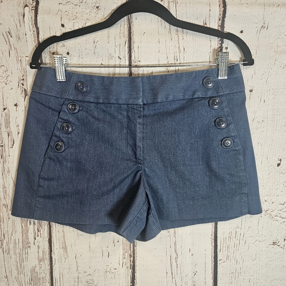 Loft denim chambray shorts